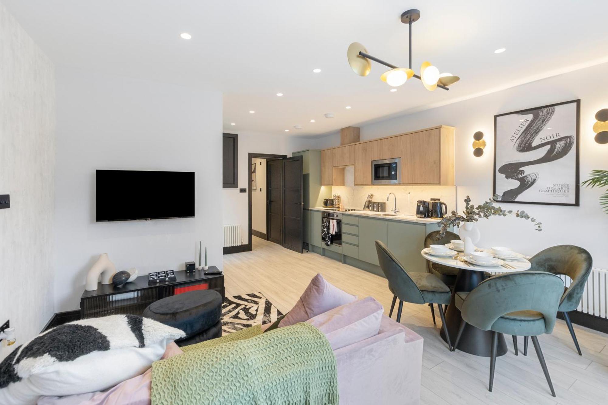 Апартаменти Unwind In Style 2Br With Cozy Backyard For Groups Лондон Екстер'єр фото